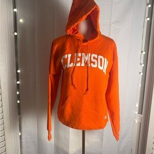 Russell Athletic Clemson Orange Sweatshirt Hoodie Vibrant and Cozy